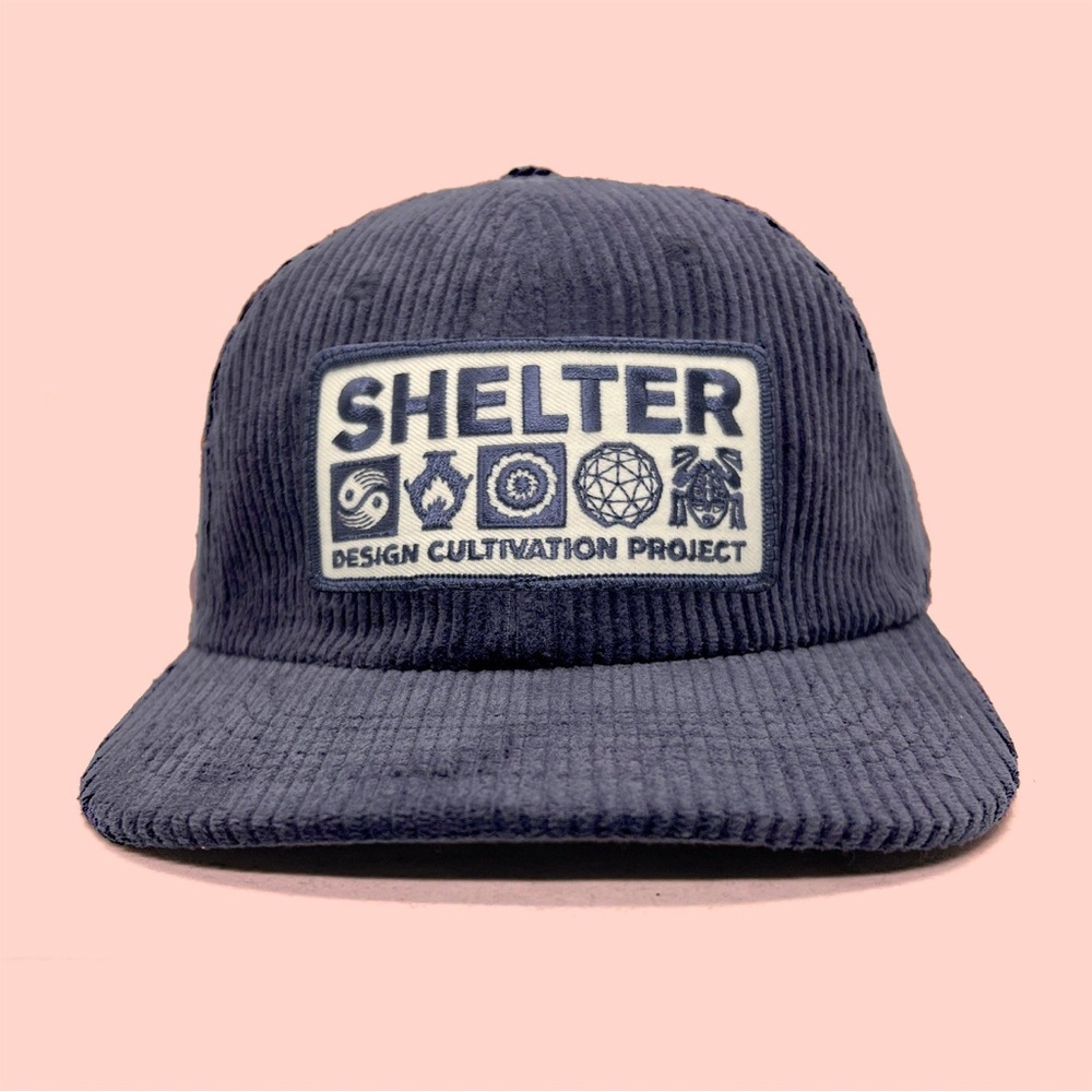 SOLD OUT Indigo Sunward Cap (gender neutral) -Shelter Design Cultivation Project